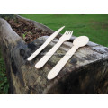 140mm Disposable flatware set wooden spoon tableware